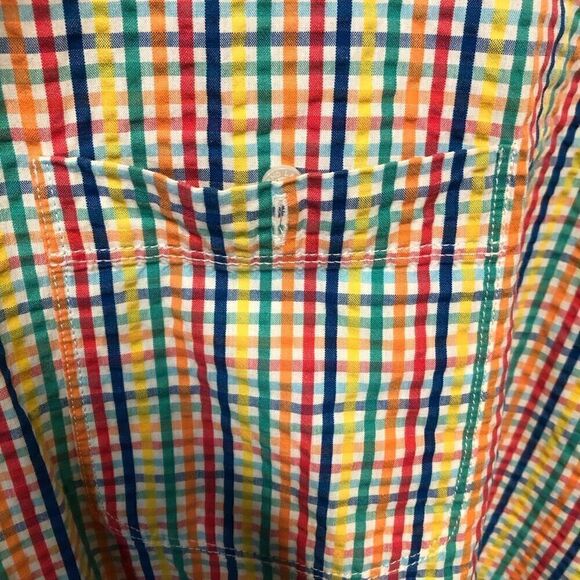 Lands’ End XXL (2XL) Rainbow Colors Short Sleeve Shirt - Picture 4 of 4